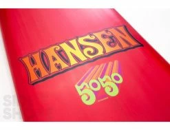 50-50 Mini - Red Tint - 7'6 X 22 1/4" X 2 3/8" - Single - US Box -Side-Shore Soldes Magasin 50 50 mini red tint 76 x 22 14 x 2 38 single us box hansen surfboards 14