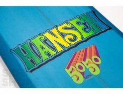 50-50 Mini - Tint Blue/Grey - 7'8 X 22 1/2" X 2 7/8" - Single - US Box -Side-Shore Soldes Magasin 50 50 mini tint bluegrey 78 x 22 12 x 2 78 single us box hansen surfboards 14
