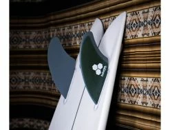 AM Keel Fiberglass - Green / Grey - Twin - L -Side-Shore Soldes Magasin am keel fiberglass green grey twin l futures 3