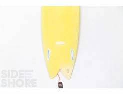 Big Fish - Yellow - 7'2 X 21 1/4" X 2 3/4" - 47 L - Futures - Twin -Side-Shore Soldes Magasin big fish yellow 72 x 21 14 x 2 34 47 l futures twin indio 19