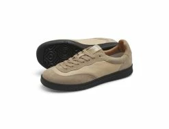 CM001 Suede Leather Lo Safari Black