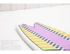 DAB - Fish - 80's - 5'5 X 20 7/8" X 2 1/2" - 33.5 L - Futures - Twin -Side-Shore Soldes Magasin dab fish 80s 55 x 20 78 x 2 12 335 l futures twin indio 6