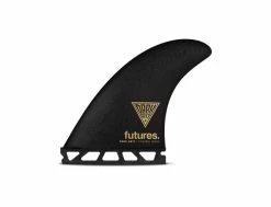 Dark Arts Fiberglass - Black / Gold - Thruster - L -Side-Shore Soldes Magasin dark arts fiberglass black gold thruster l futures 2