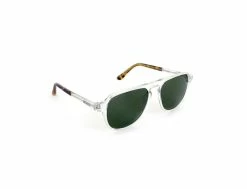 Dude Crystal Tortoise Green POLARIZED -Side-Shore Soldes Magasin dude crystal tortoise green polarized moken vision 5
