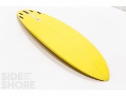 Egg Not - Mid - 7'4" X 21.50" X 2.78" - 49 L - Single US Box + Quad - Jaune -Side-Shore Soldes Magasin egg not mid 74 x 2150 x 278 49 l single us box quad al merrick 16