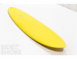 Egg Not - Mid - 7'4" X 21.50" X 2.78" - 49 L - Single US Box + Quad - Jaune -Side-Shore Soldes Magasin egg not mid 74 x 2150 x 278 49 l single us box quad al merrick 2