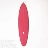 Egg Not - Mid - 7'4" X 21.50" X 2.78" - 49 L - Single US Box + Quad - Red -Side-Shore Soldes Magasin egg not mid 74 x 2150 x 278 49 l single us box quad red rusty surfboards