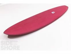 Egg Not - Mid - 7'4" X 21.50" X 2.78" - 49 L - Single US Box + Quad - Red -Side-Shore Soldes Magasin egg not mid 74 x 2150 x 278 49 l single us box quad red rusty surfboards 15