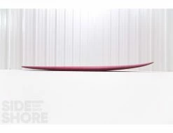 Egg Not - Mid - 7'4" X 21.50" X 2.78" - 49 L - Single US Box + Quad - Red -Side-Shore Soldes Magasin egg not mid 74 x 2150 x 278 49 l single us box quad red rusty surfboards 7