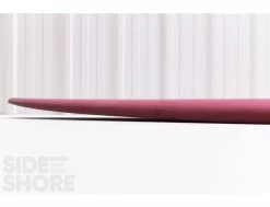 Egg Not - Mid - 7'4" X 21.50" X 2.78" - 49 L - Single US Box + Quad - Red -Side-Shore Soldes Magasin egg not mid 74 x 2150 x 278 49 l single us box quad red rusty surfboards 8