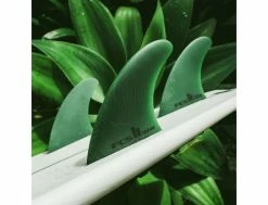 FCS II Carver Neo Glass Eco Blend Sage Thruster - Medium -Side-Shore Soldes Magasin fcs ii carver neo glass eco blend sage thruster medium fcs 5