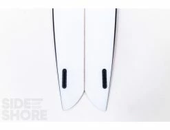 Fish - Spray Black - 5'11 X 21 3/8" X 2 11/16" - Twin - Futures -Side-Shore Soldes Magasin fish spray black 511 x 21 38 x 2 1116 twin futures christenson surfboards 19