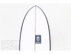 Fish - Spray Black - 5'7 X 21 1/8" X 2 15/32" - Twin - Futures -Side-Shore Soldes Magasin fish spray black 57 x 21 18 x 2 1532 twin futures christenson surfboards 18