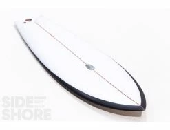 Fish - Spray Black - 5'7 X 21 1/8" X 2 15/32" - Twin - Futures -Side-Shore Soldes Magasin fish spray black 57 x 21 18 x 2 1532 twin futures christenson surfboards 2