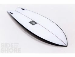 Fish - Spray Black - 5'8 X 21" X 2 1/2" - Twin - Futures -Side-Shore Soldes Magasin fish spray black 58 x 21 x 2 12 twin futures christenson surfboards 19