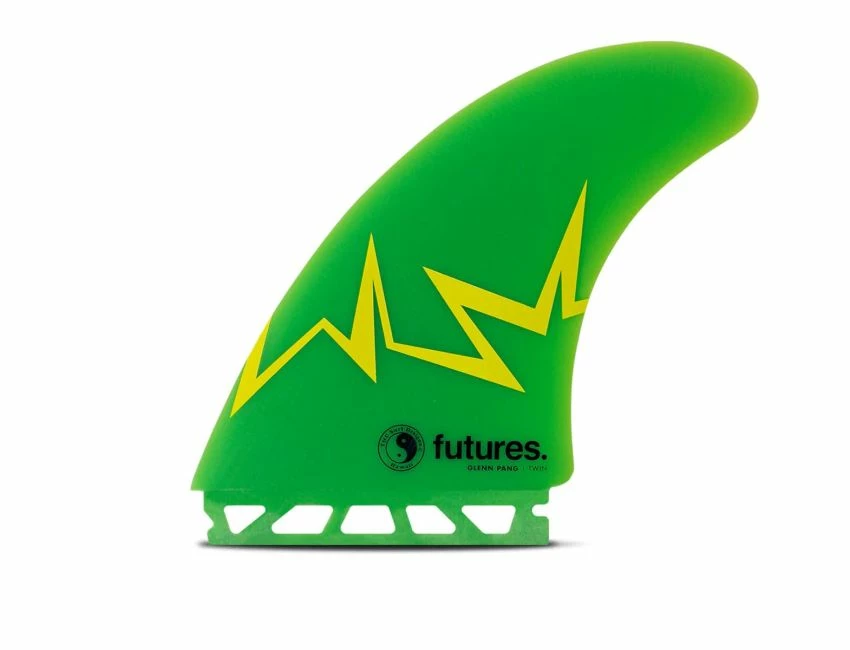 Glenn Pang Fiberglass - Green / Yellow - Twin + Mini Trailer 4 Glenn Pang Fiberglass - Green / Yellow - Twin + Mini Trailer – Image 2