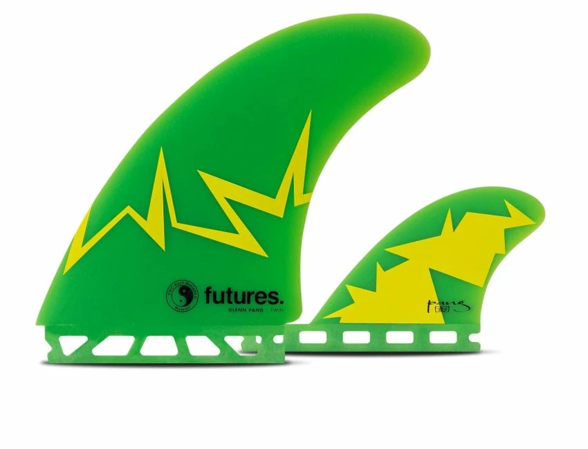 Glenn Pang Fiberglass - Green / Yellow - Twin + Mini Trailer 3 Glenn Pang Fiberglass - Green / Yellow - Twin + Mini Trailer