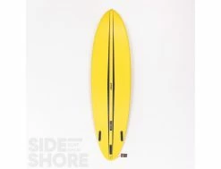 Lorentz - La Côte - Color Yellow - 7'0 X 21.5" X 3" - 49.1 L - Thruster - Futures -Side-Shore Soldes Magasin lorentz la cote color yellow 70 x 215 x 3 491 l thruster futures pukas 1