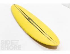 Lorentz - La Côte - Color Yellow - 7'0 X 21.5" X 3" - 49.1 L - Thruster - Futures -Side-Shore Soldes Magasin lorentz la cote color yellow 70 x 215 x 3 491 l thruster futures pukas 7