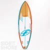 F-One Madeiro 7'3" Bamboo & Carbon Deck -Side-Shore Soldes Magasin madeiro 73 fone