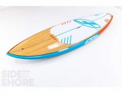 F-One Madeiro 7'3" Bamboo & Carbon Deck -Side-Shore Soldes Magasin madeiro 73 fone 13