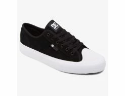 DC SHOES Manual RT Black White -Side-Shore Soldes Magasin manual rt black white dc shoes 5