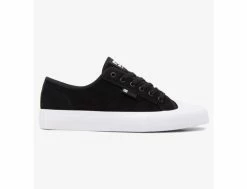DC SHOES Manual RT Black White -Side-Shore Soldes Magasin manual rt black white dc shoes 6