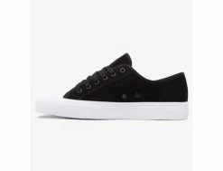 DC SHOES Manual RT Black White -Side-Shore Soldes Magasin manual rt black white dc shoes 7