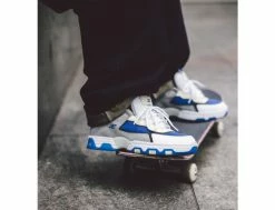 DC SHOES Metric Shanahan Grey White Blue -Side-Shore Soldes Magasin metric shanahan grey white blue dc shoes 5