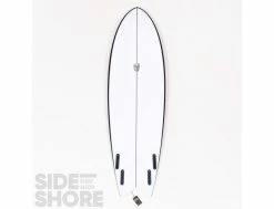 Myconaut - Black Rails - 5'11 X 21 1/4" X 2 5/8" - Quad - Futures -Side-Shore Soldes Magasin myconaut black rails 511 x 21 14 x 2 58 quad futures christenson surfboards 1