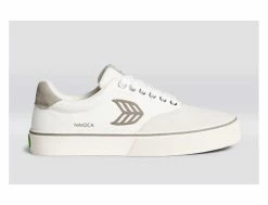 Naioca Pro Off White Vintage Grey -Side-Shore Soldes Magasin naioca pro off white vintage grey cariuma 5