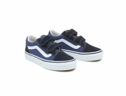 Vans Old Skool V Navy True White -Side-Shore Soldes Magasin old skool v navy true white vans 5