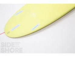 Plus - Yellow - 7'0" X 23" X 3 1/2" - 68 L - Thruster - Futures -Side-Shore Soldes Magasin plus yellow 70 x 23 x 3 12 68 l thruster futures indio 18