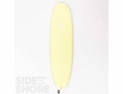 Plus - Yellow - 7'0" X 23" X 3 1/2" - 68 L - Thruster - Futures -Side-Shore Soldes Magasin plus yellow 70 x 23 x 3 12 68 l thruster futures indio 19