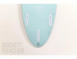 Racer - Grom Aqua Blue - 4'11 X 19 2/8" X 2 1/2" - 22 L -Side-Shore Soldes Magasin racer grom aqua blue 411 x 19 x 2 18 225 l indio 15