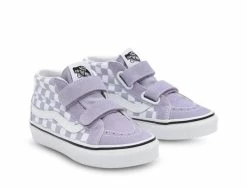 Vans Sk8-Mid Reissue Toddler Languid Lavender -Side-Shore Soldes Magasin sk8 mid reissue toddler languid lavender vans 4