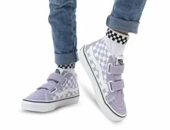 Vans Sk8-Mid Reissue Toddler Languid Lavender -Side-Shore Soldes Magasin sk8 mid reissue toddler languid lavender vans 7