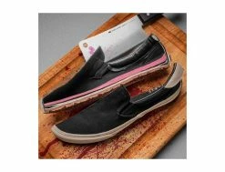 Stanley Black Cream Suede -Side-Shore Soldes Magasin stanley black cream suede straye footwear 9