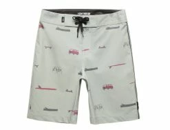 Vans X Yusuke Boardshort Boys Oil Green -Side-Shore Soldes Magasin vans x yusuke boardshort boys oil green vans 2