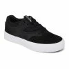 DC SHOES Youth Kalis Vulc Mid Black Black White -Side-Shore Soldes Magasin youth kalis vulc mid black black white dc shoes