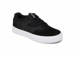 DC SHOES Youth Kalis Vulc Mid Black Black White