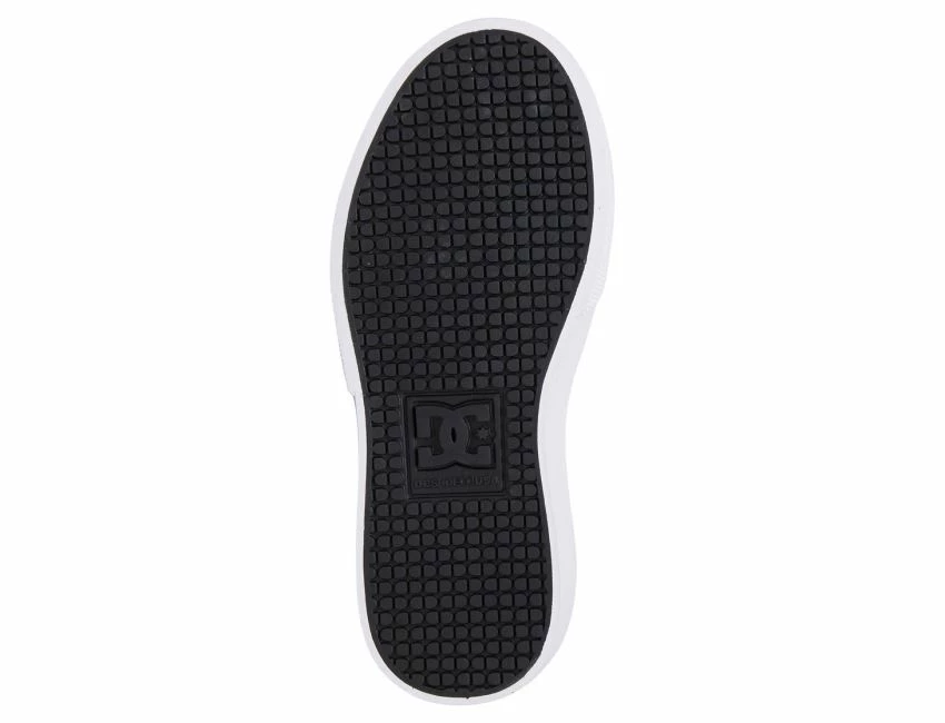 DC SHOES Youth Kalis Vulc Mid Black Black White 6 DC SHOES Youth Kalis Vulc Mid Black Black White – Image 4