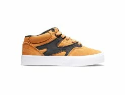DC SHOES Youth Kalis Vulc Mid Wheat -Side-Shore Soldes Magasin youth kalis vulc mid wheat dc shoes 6
