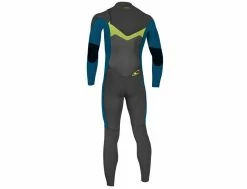Youth Ninja 5/4 Front Zip - Black / Ultrablue -Side-Shore Soldes Magasin youth ninja 54 front zip oneill 3