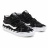 Vans Youth Sk8-Mid Reissue Black True White -Side-Shore Soldes Magasin youth sk8 mid reissue black true white vans