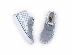 Vans Youth Sk8-Mid Reissue Color Theory Check Tradewinds -Side-Shore Soldes Magasin youth sk8 mid reissue color theory check tradewinds vans 6